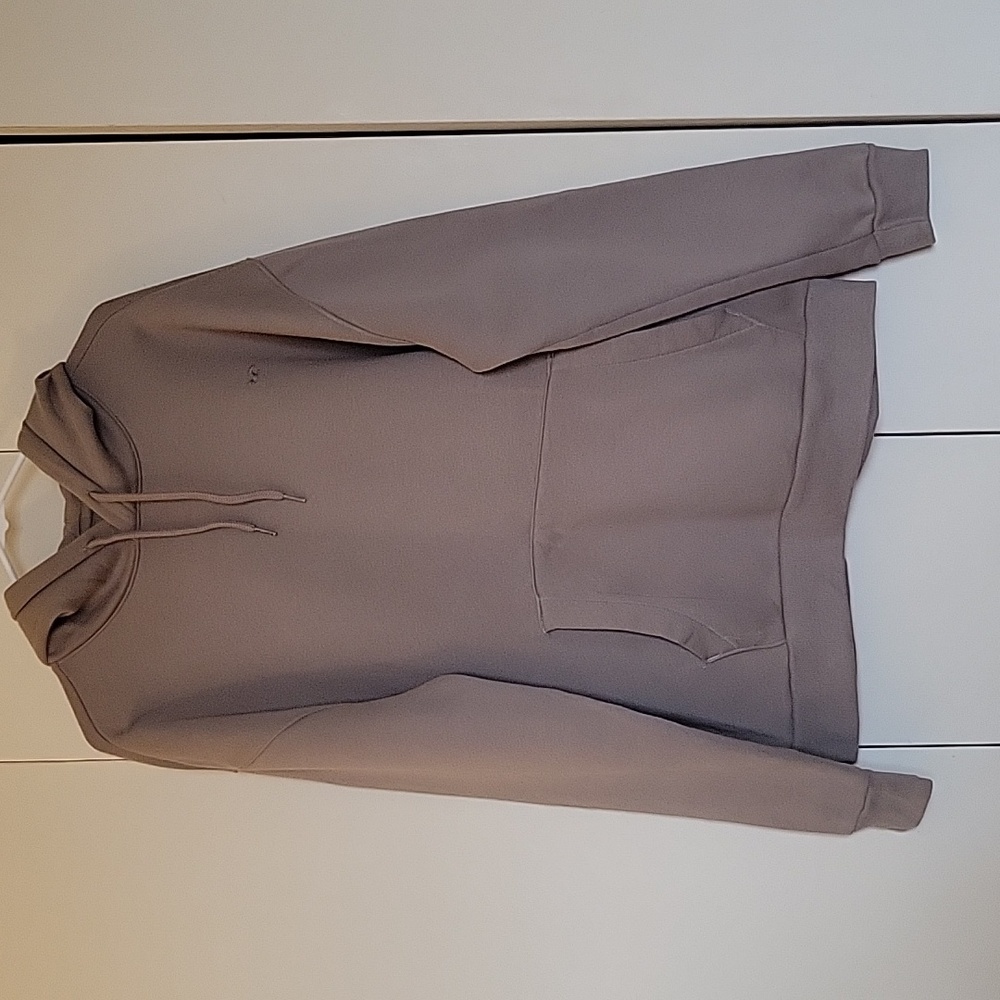Hollister Men’s Super Soft Box Hoodie – Tan Brown – Size XL